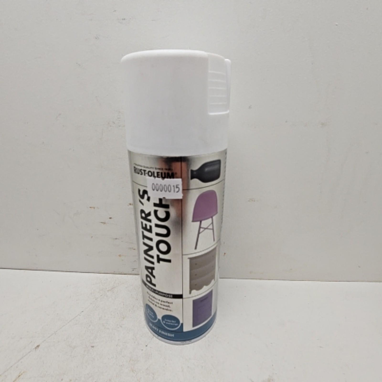 Rust-Oleum Painter’s Touch Multi-Purpose White Matt Spray Paint 400ml ref15