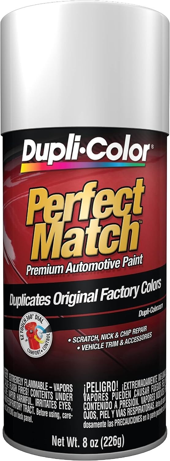 8 oz E7 Universal White Automotive Spray Paint – Easy Application & Coverage