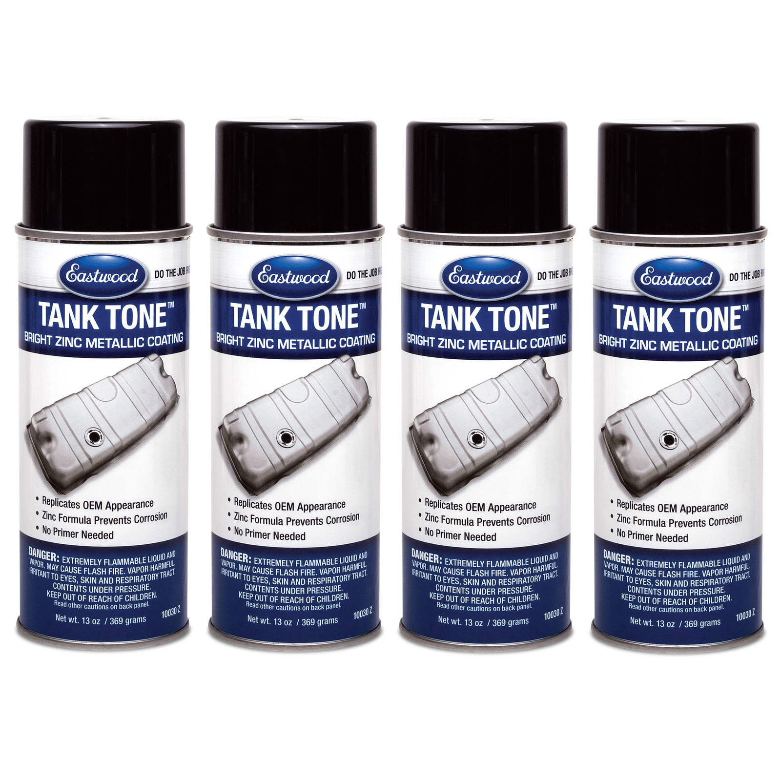 Eastwood Tank Tone Metallic Coating Gas Tank Spray Paint 13 oz. Aerosol 4 Pack