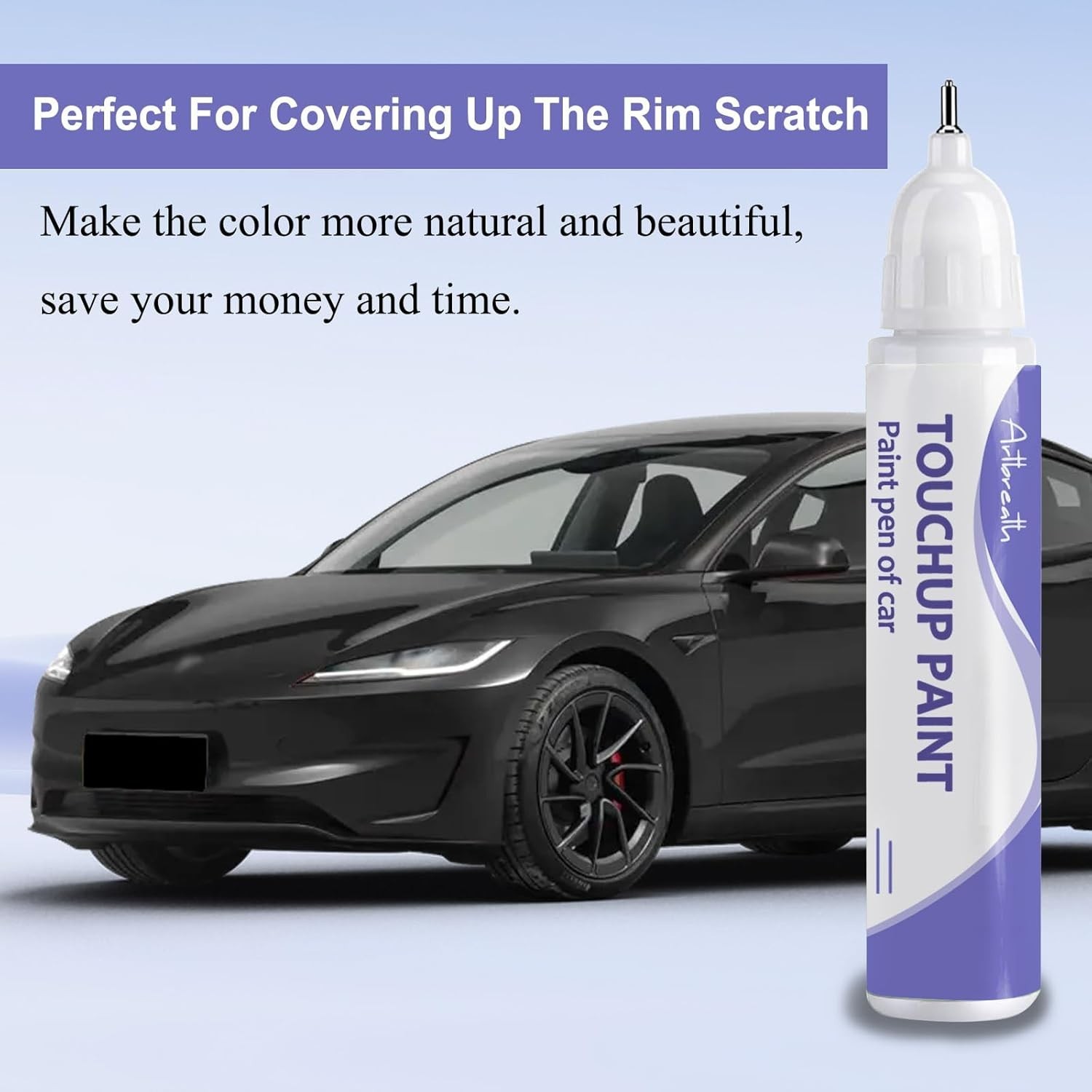 Solid Black (PBSB) Touch Up Paint for Tesla-Exact Match–Chips and Nicks Touch…
