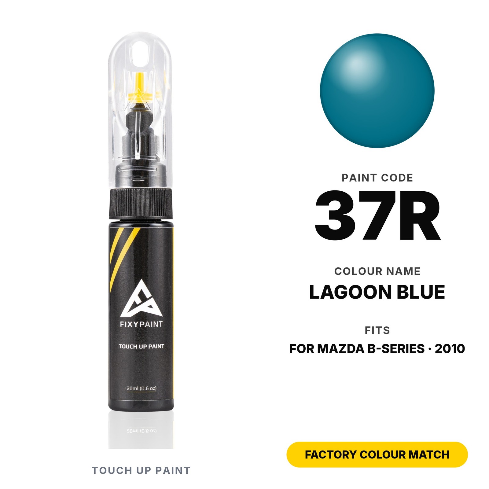 Touch Up Paint For Mazda B-Series 37R Lagoon Blue Kit Original Colour Touch Up