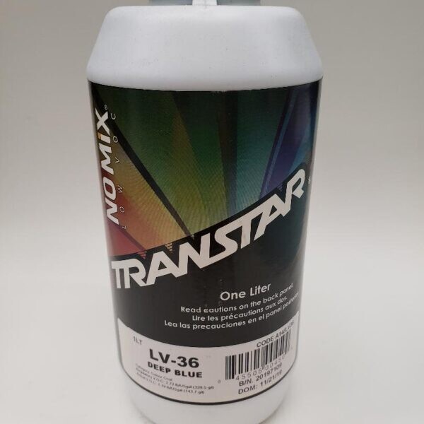 Transtar Lv36 Deep Blue – No Mix Automotive Paint Toner – 1 Liter