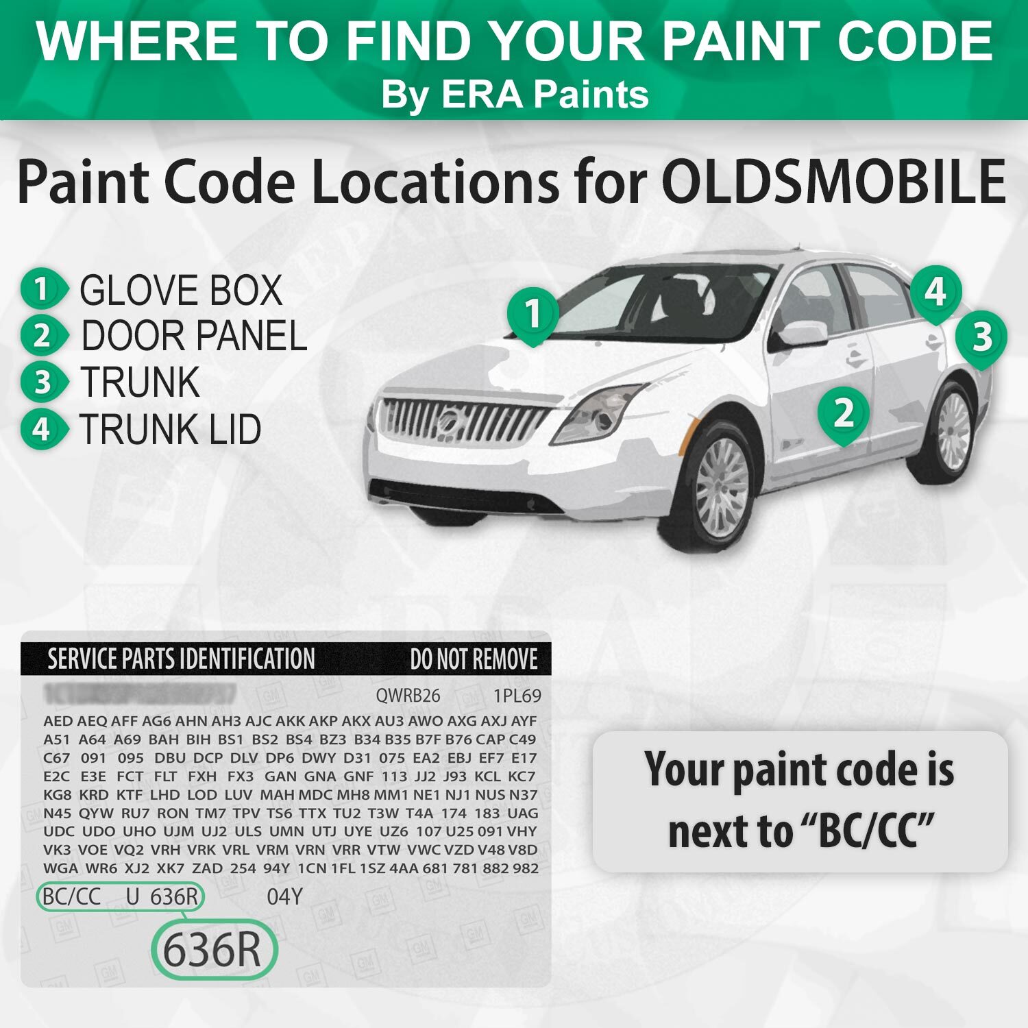 OLDSMOBILE WA321D – Crimson King OEM Match Touch Up Spray Paint Kits