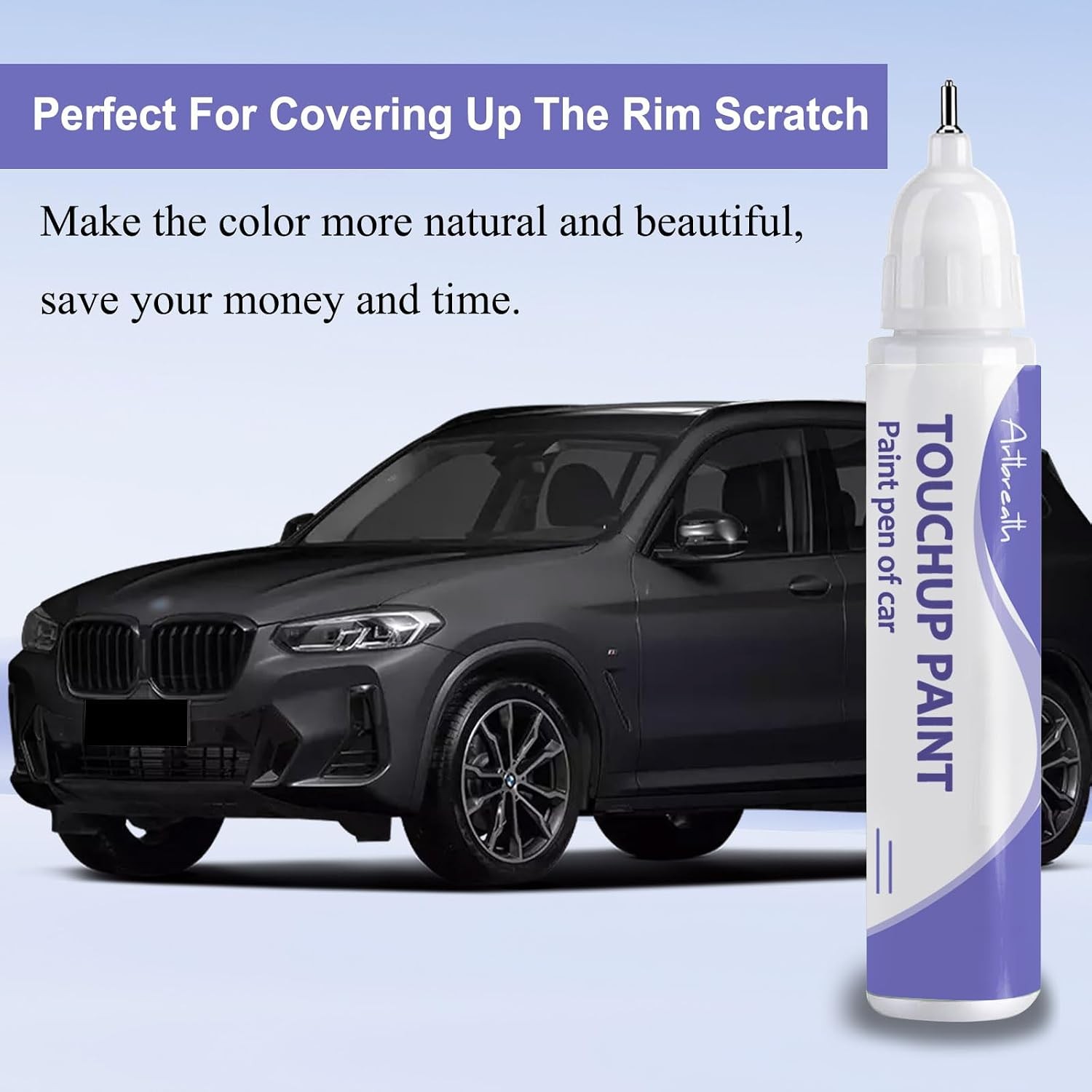 Touch Up Paint for BMW Dark Graphite A90 -Exact Match-Chips and Nicks TouchUp