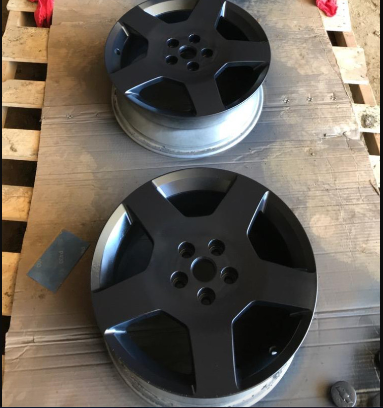 2PK Wheel Coating Spray Paint Car Trucks Black Enamel Rims Stop Rust Durable New
