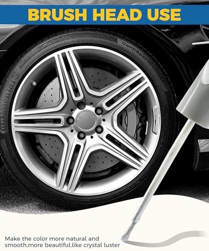 Touch Up Paint Car Wheel Rim Scratch Repair Pen Silver Waterproof Rust Resistant