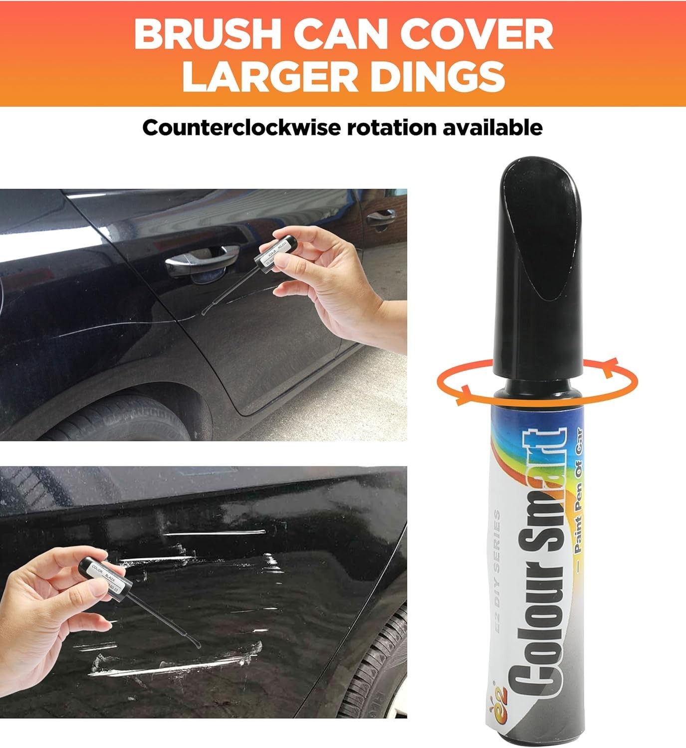 Fast-Drying Car Scratch Remover Pen – 0.04 oz Touch-Up Paint for Deep Scratches