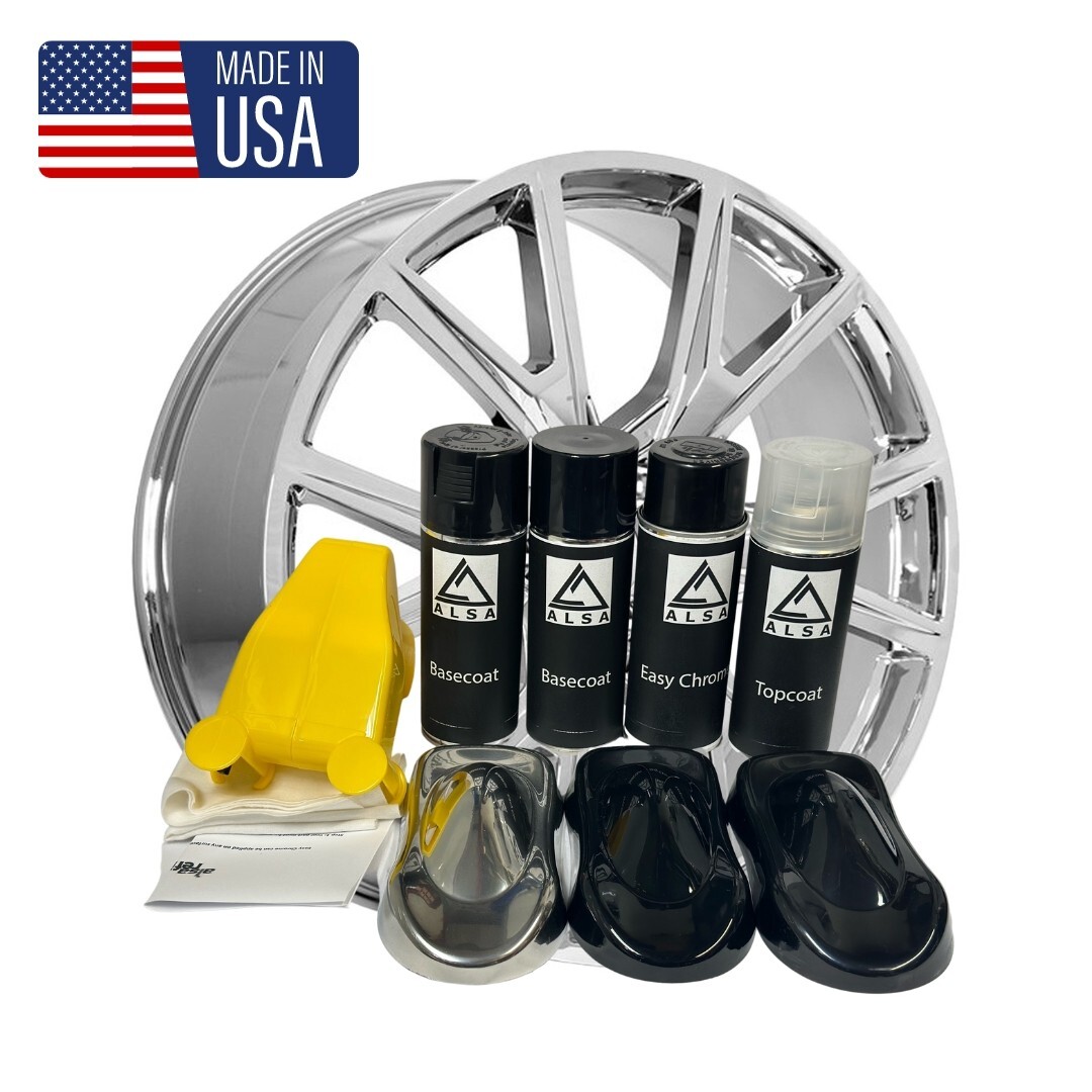 Genuine Alsa Easy Chrome Paint – Spray Chrome – Complete Chrome Kit
