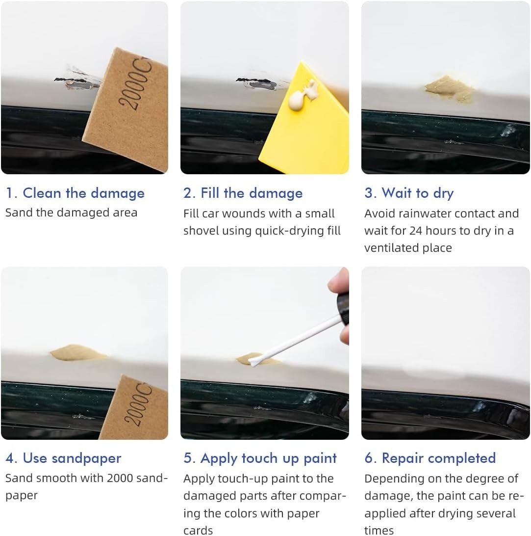 8W9 Blue Flame Touch Up Paint – Fast-Drying Scratch Repair Solution for Toyota