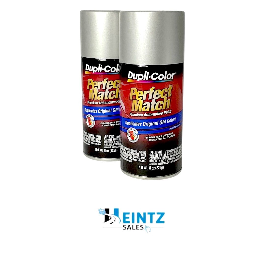 Duplicolor BGM0528 Perfect Match GM Silver Birch Metallic WA926L – 8oz (2 PACK)