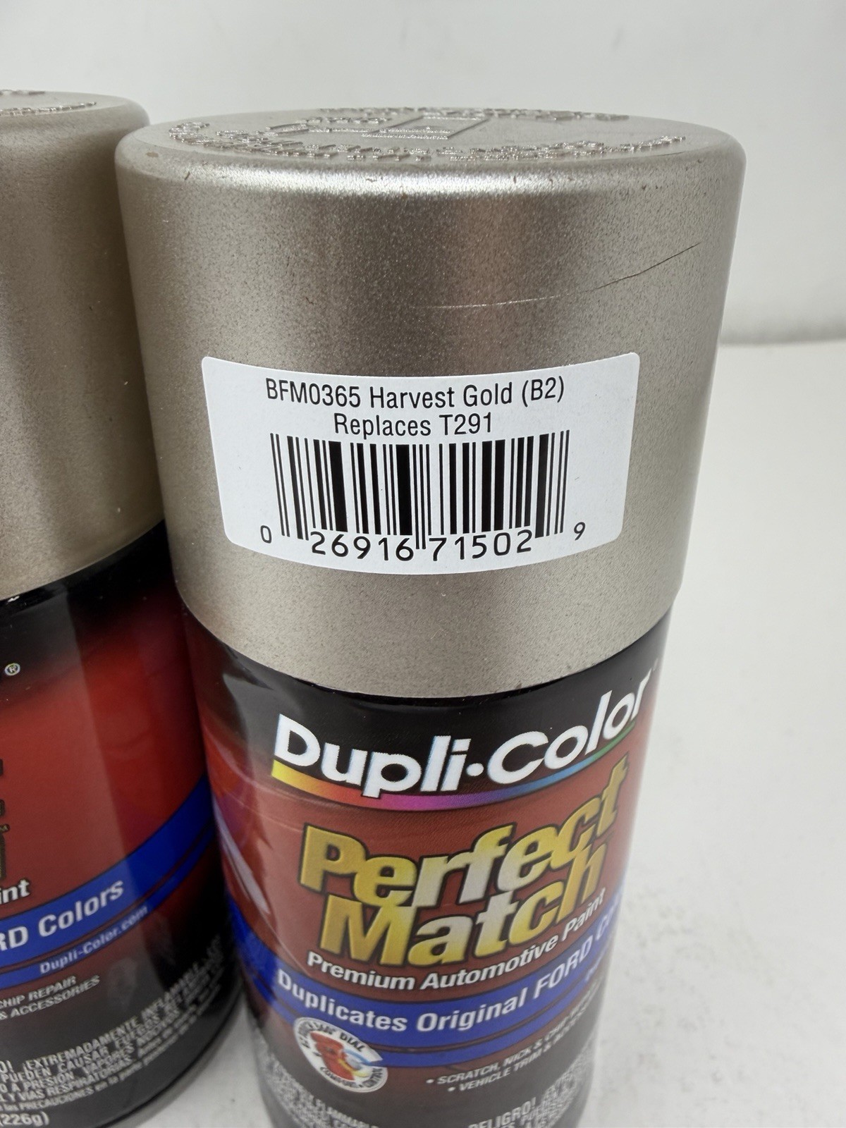 Duplicolor BFM0365 Ford Code B2 Harvest Gold 8 oz. Aerosol Spray paint (4 pack )