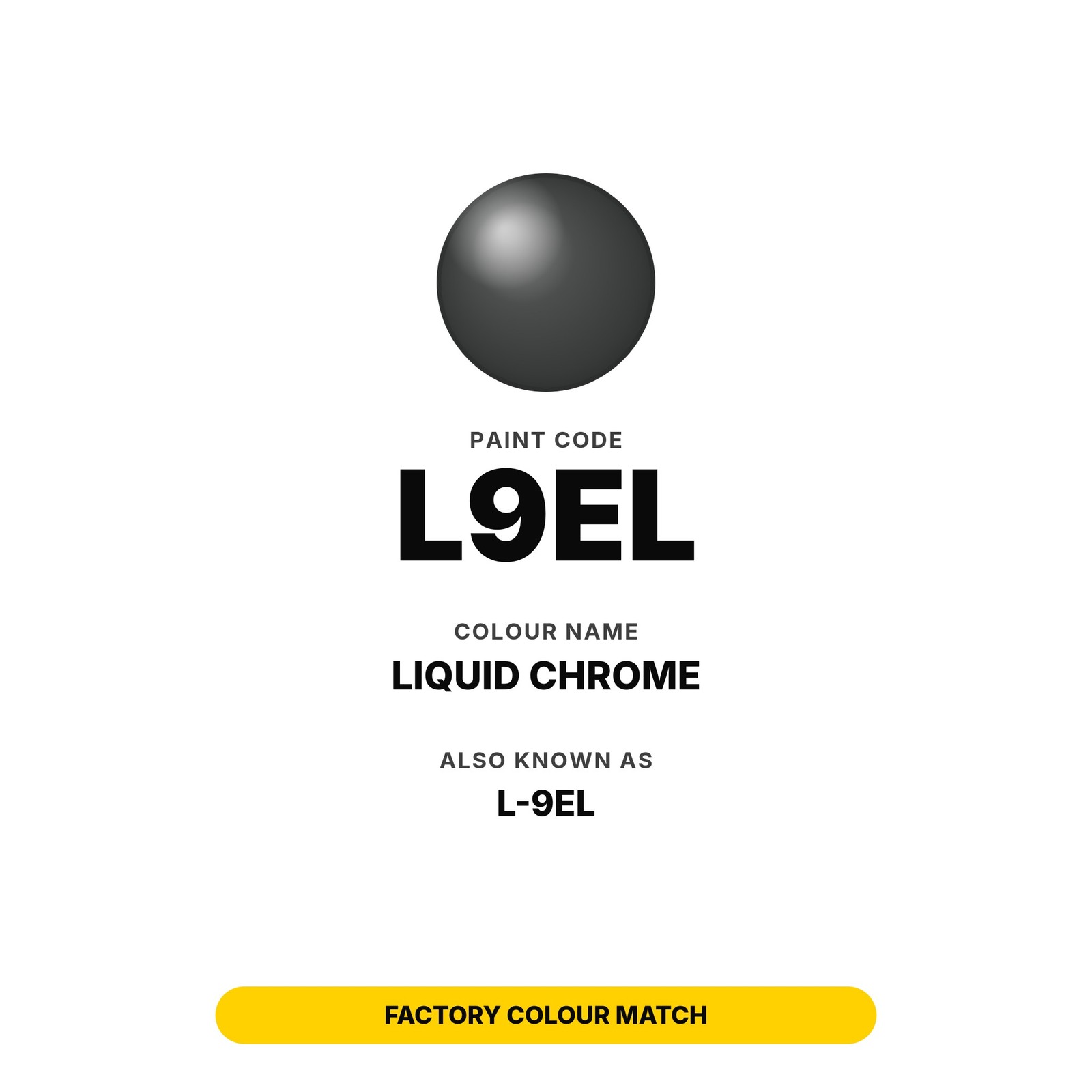 Touch Up Paint For Audi L9EL Liquid Chrome Factory OEM Auto Body Touch Up Paint