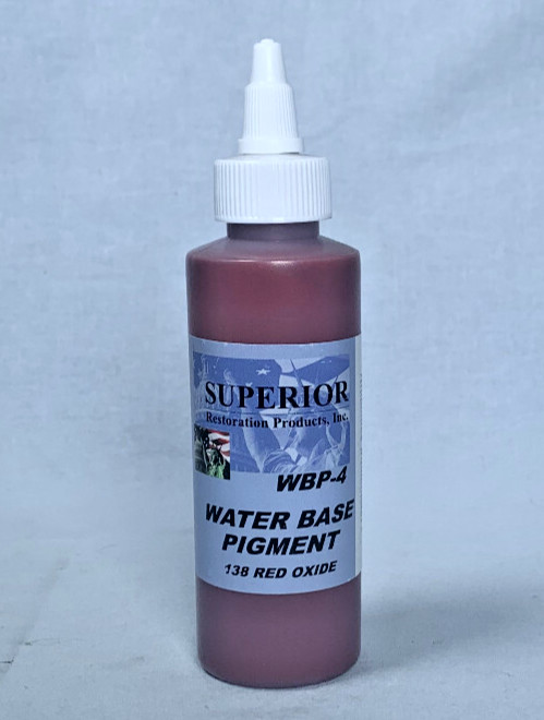 Water Base Pigment 138 Red Oxide WBP-4 Superior Restoration Carpet Vinyl Leather