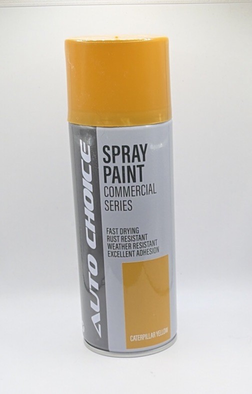 Caterpillar Yellow SPRAY PAINT MULTI-PURPOSE CAR AEROSOL QUALITY 400ML NL