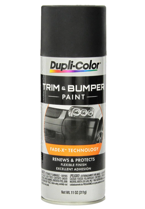 Dupli-Color ETB101000 Trim and Bumper Spray Paint – Black -11 oz. Aerosol Can
