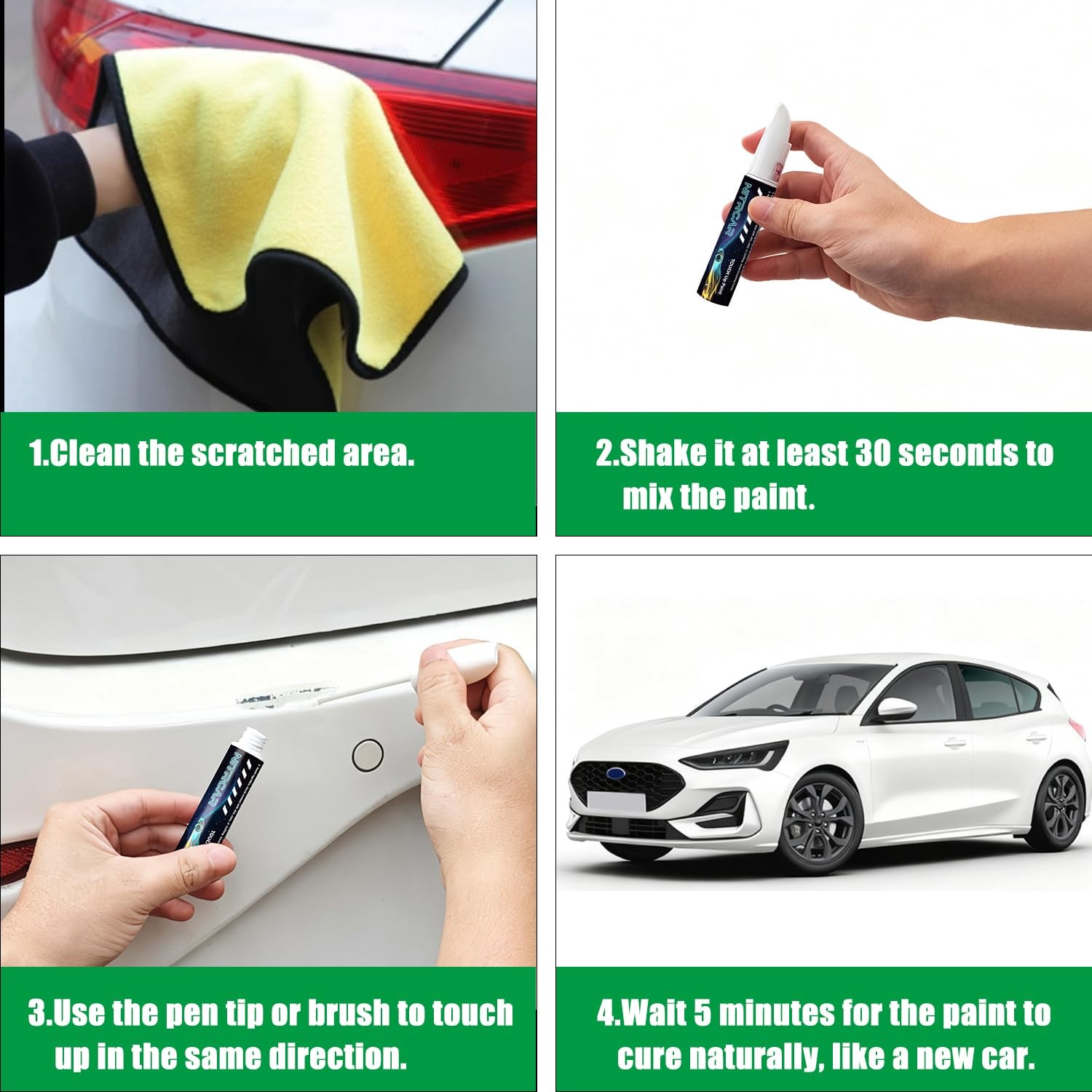Toyota Ice Cap Super White 040 Touch Up Paint Pen Car Scratch Repair Pro Kit