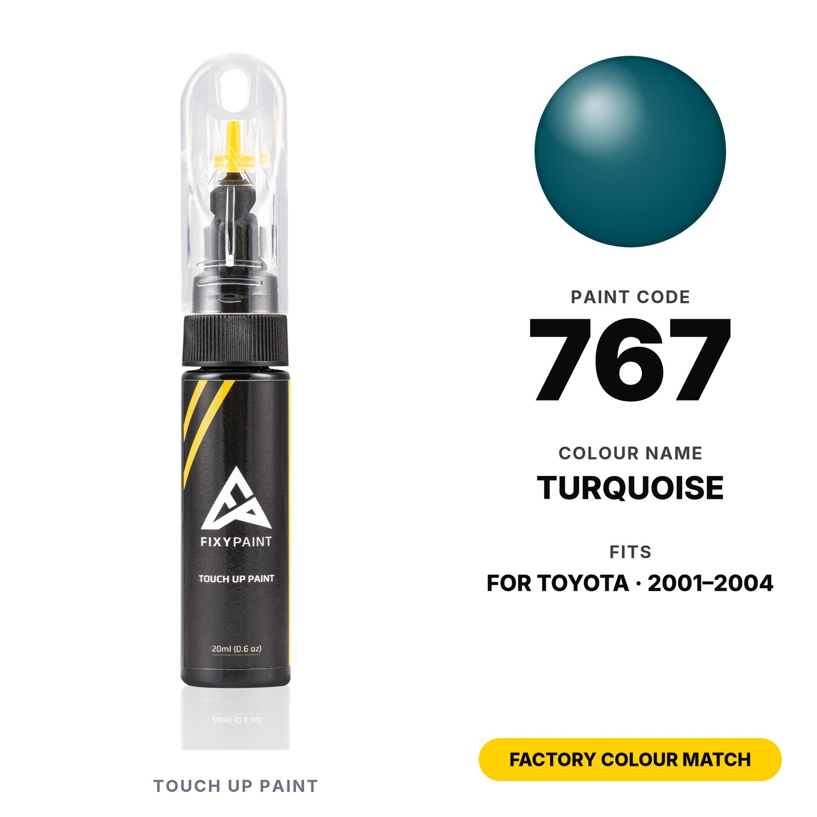 Touch Up Paint For Toyota 767 Turquoise Kit Car Chip and Scratch Fix