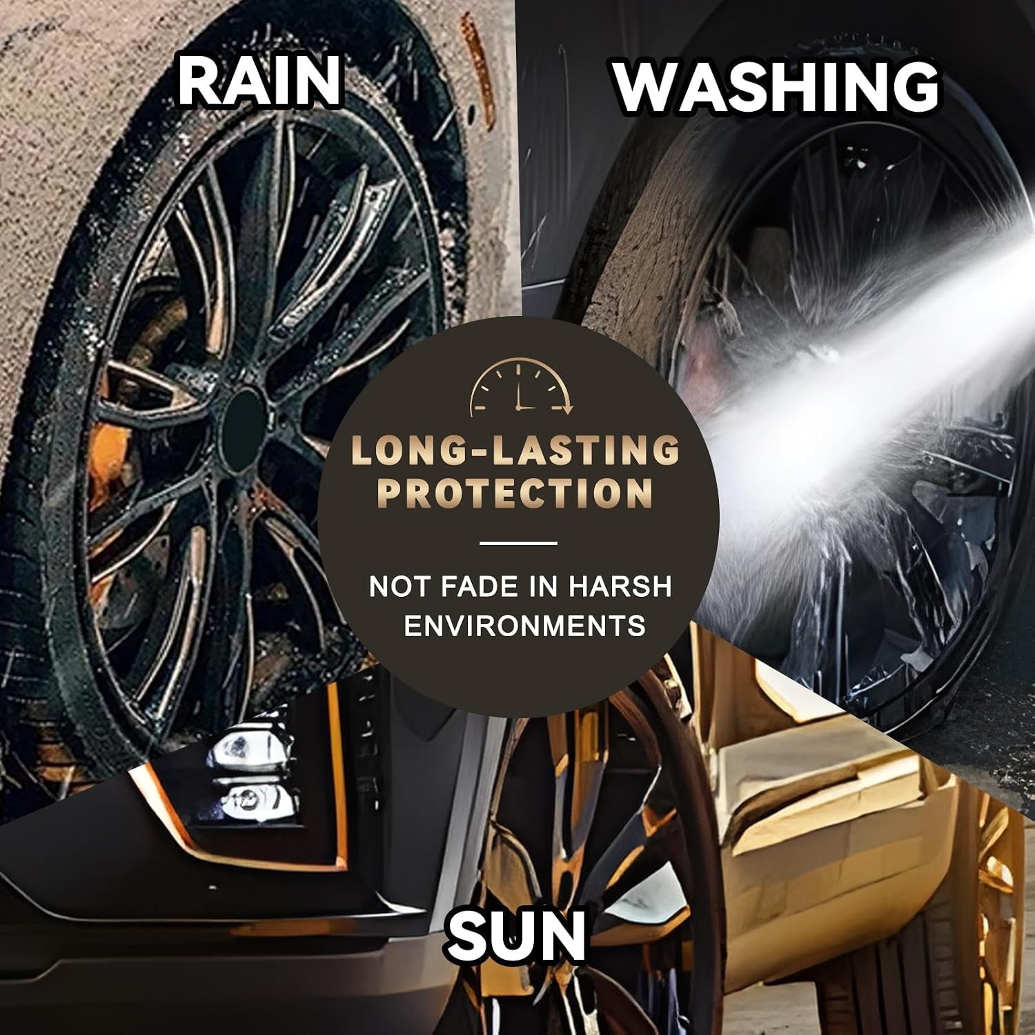 Gloss Black Rim Touch Up Paint Kit – Fast-Drying Scratch Repair for Wheels