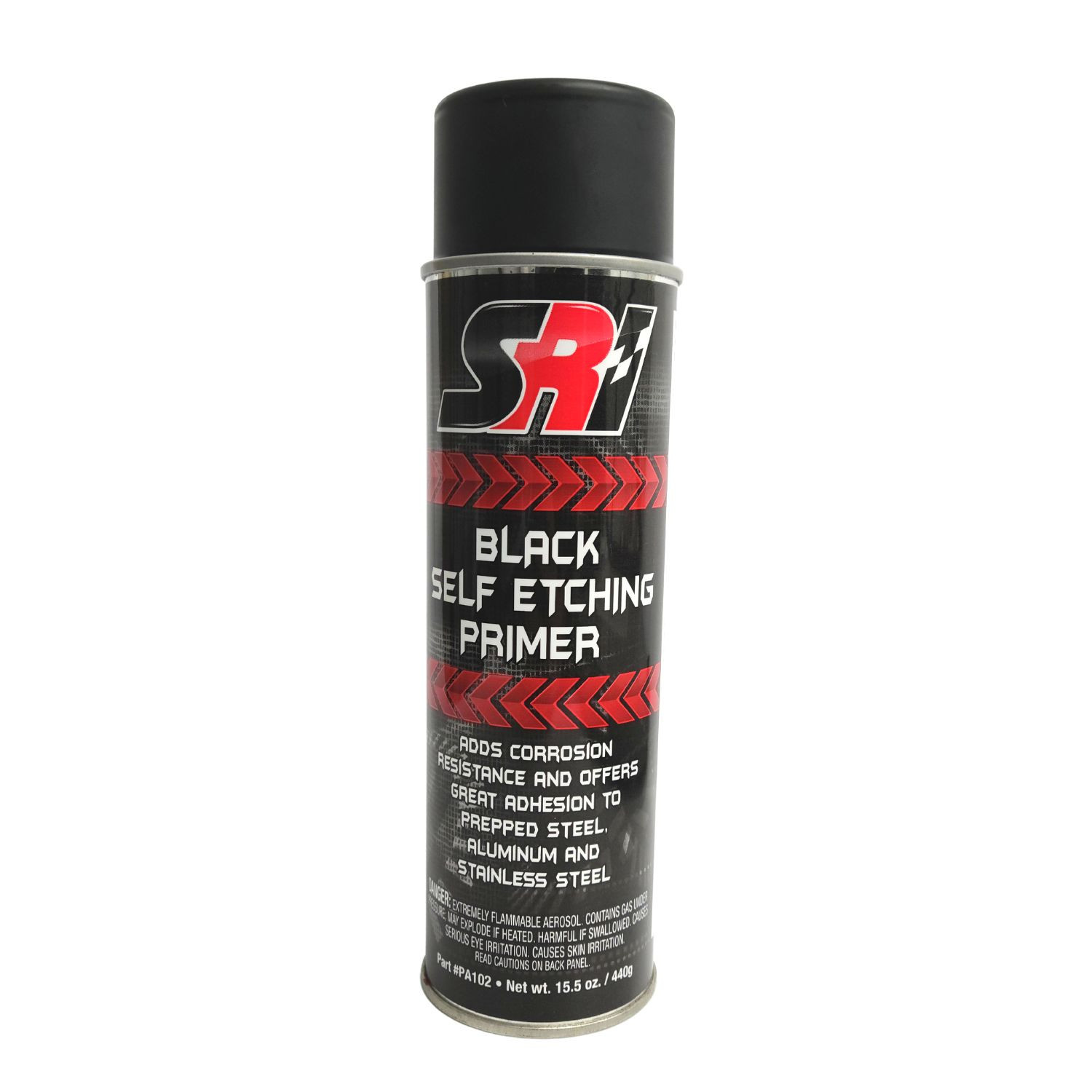 SRI Self-Etching Primer, Black, 15.5oz Aerosol Can, 1ea