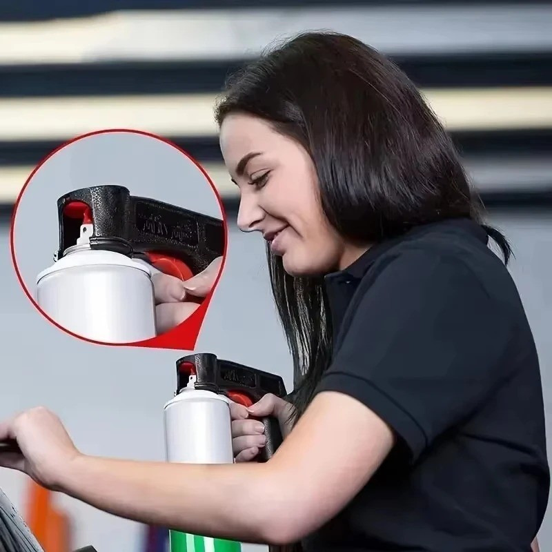 Universal Spray Can Gun Trigger Handle Pistol Grip for Aerosol Paint Cans UK