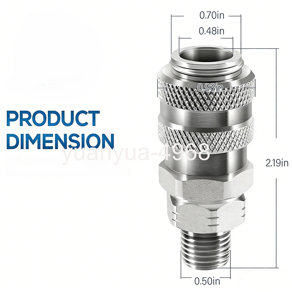 For Detroit Diesel Fuel System Coupler Fitting J-47912-QC OTC 5869-1 Alternative
