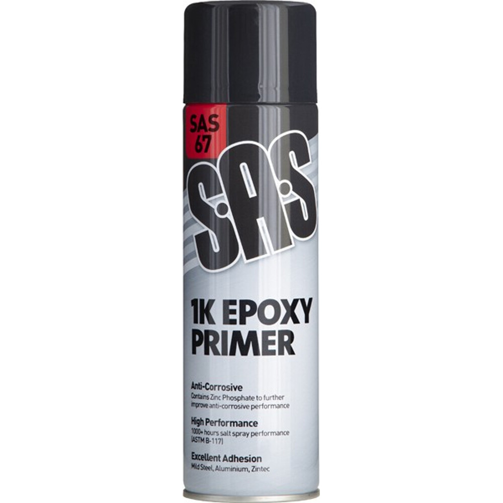 Epoxy Primer 1K SAS 6 x 500ml Aerosols SAS67-6