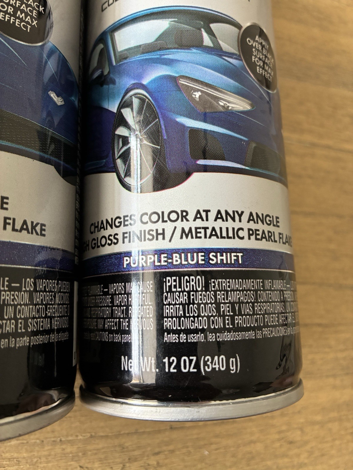 2 Duplicolor SH501 Purple Blue SHIFT Color-Shifting Spray Paint – 12 Oz NEW