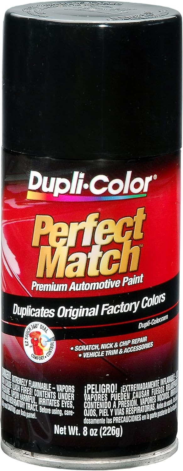 EZ Touch 360 Black Automotive Spray Paint, 8 oz – Perfect Match for Any Vehicle