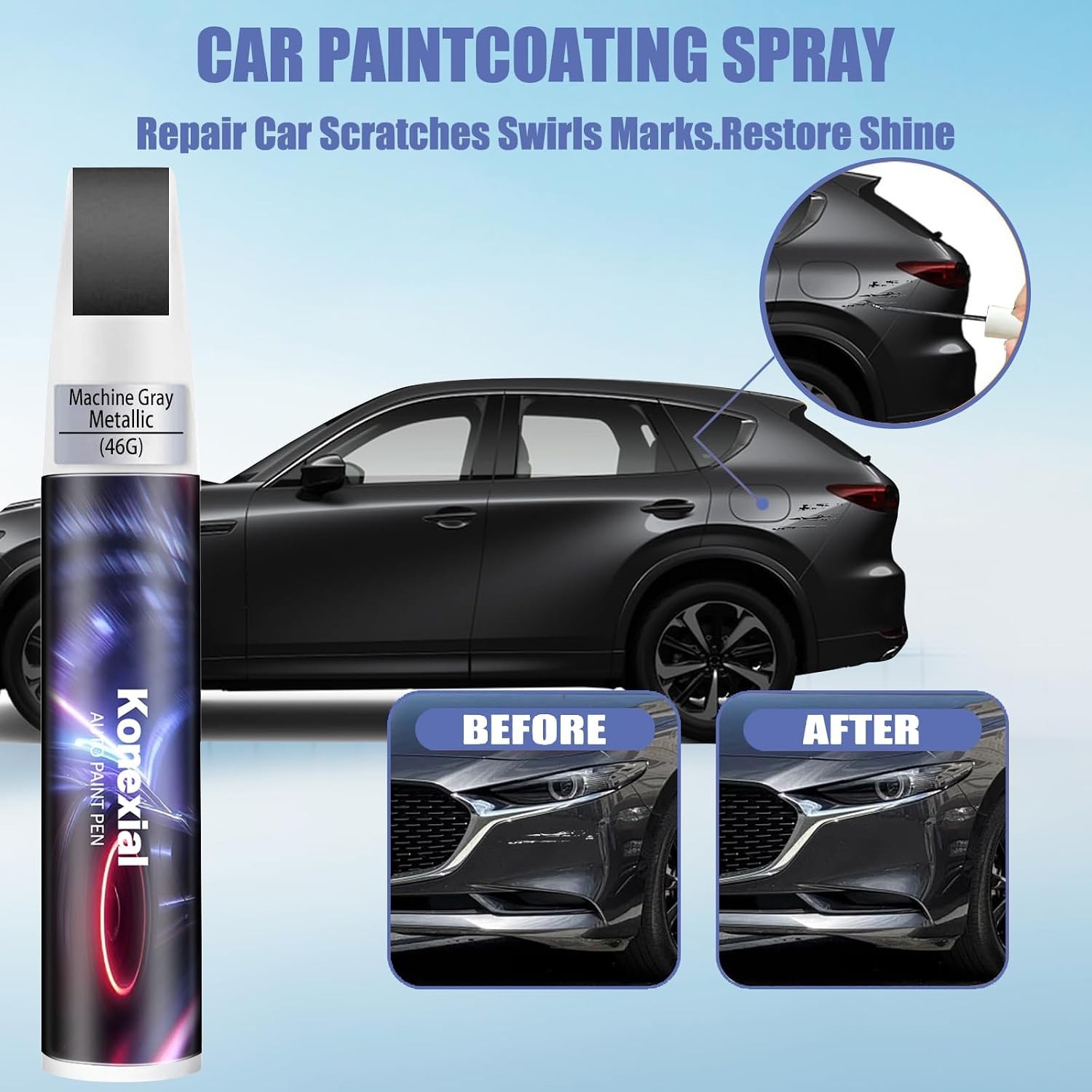 46g Car Scratch Remover for Mazda – Fade & Rust Resistant Protection