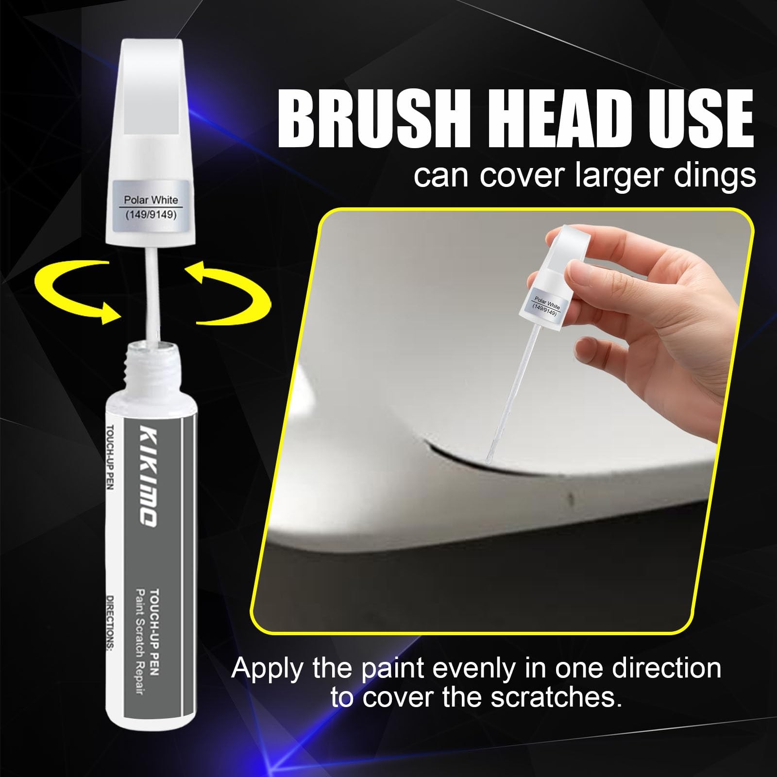 Touch Up Paint Kit For Mercedes Benz 149 9149 Polar White Scratch Repair Kit