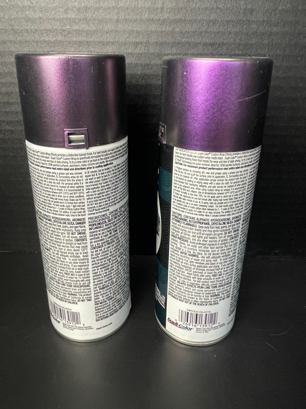 2 Dupli-Color Custom Wrap Effects Removable Coating Color Shift Galactic 11oz.