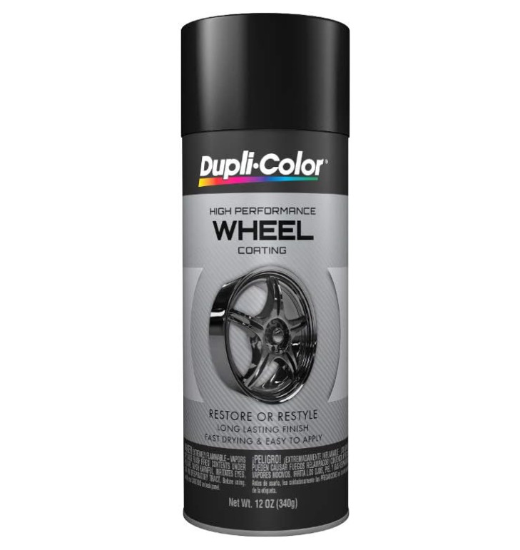 Gloss Black Spray Paint for Wheels Aluminum Alloy Steel Metal Plastic Restore 3P