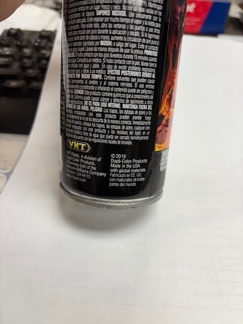 VHT SP824 Aluminum High Temperature Plastic Paint, 11oz EA. SPRAY CAN (2 CANS)