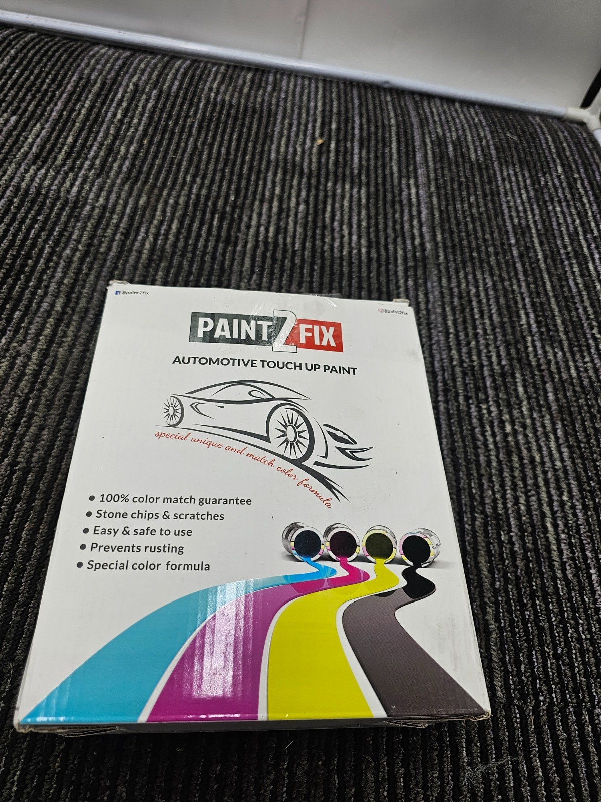 Paint2Fix Automotive Touch Up Paint 100% Color Match Easy and Safe to Use