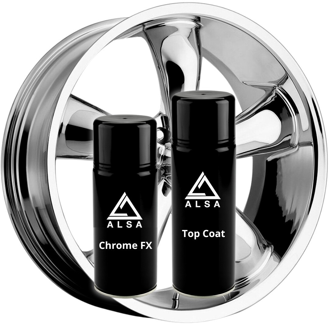 Alsa New Easy Chrome – Chrome FX – Spray Can Kit – 15 ft of Chrome