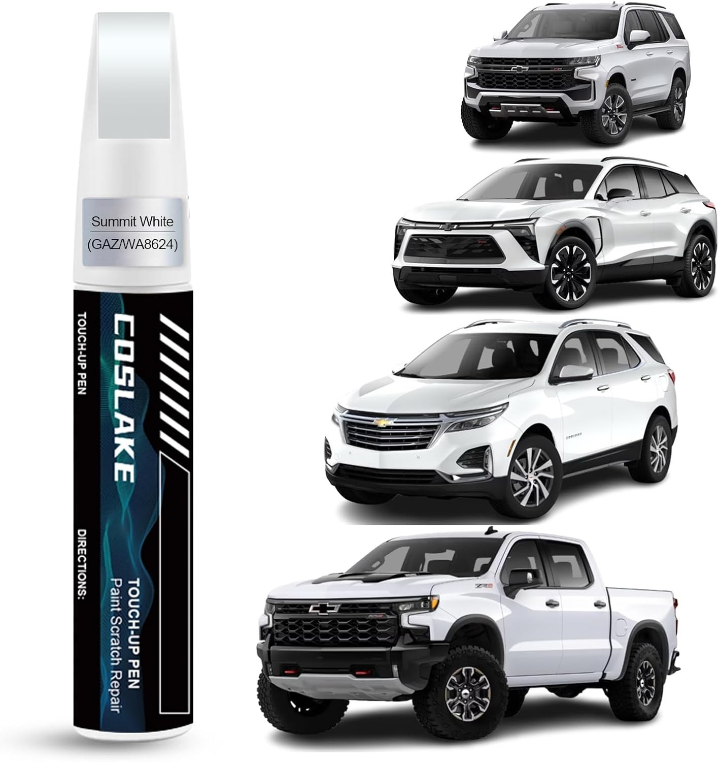 12ml Summit White Touch-Up Paint with Brush for Any Scratch – Car Repair Kit