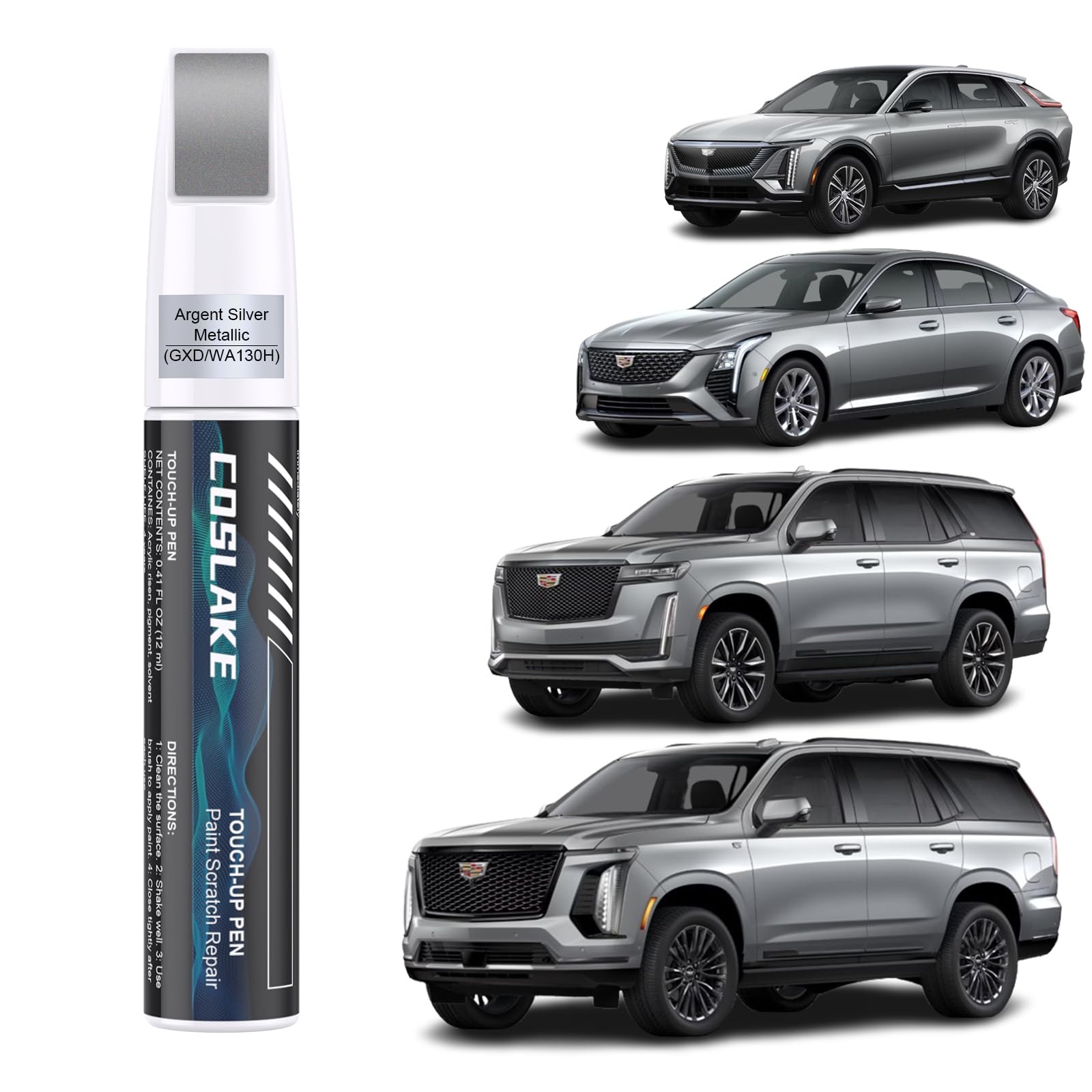 Touch Up Paint for GM Argent Silver Metallic GXD/WA130H 2025 Repair Pen