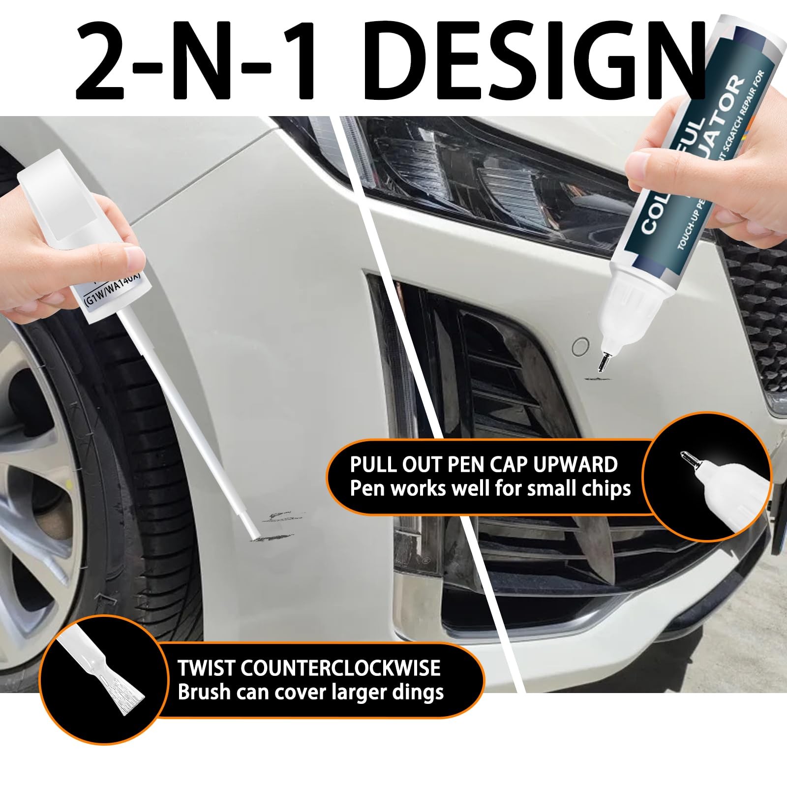 0.4 Fl Oz (Pack of 1), Summit White(GAZ/WA8624) for 2025 ESCALADE IQ/2025…