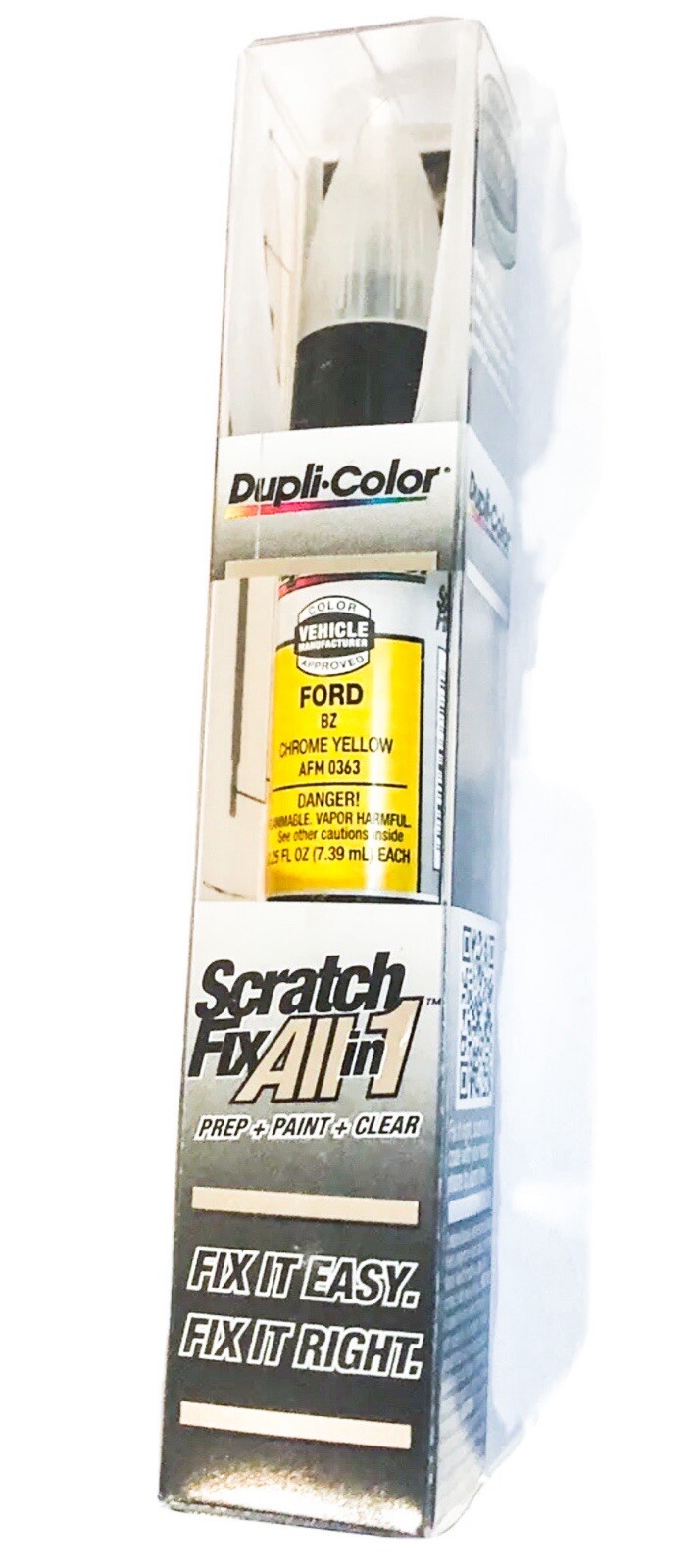 Duplicolor All-in-1 Touch Up Paint Scratch Fix BZ FM 363 Ford Chrome Yellow