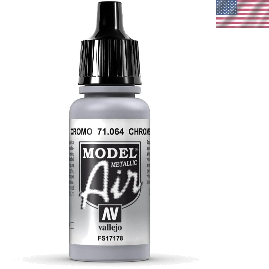 Acrylic Paint in Metallic Chrome – 17ml Glow Feature, Perfect for Art Projects
