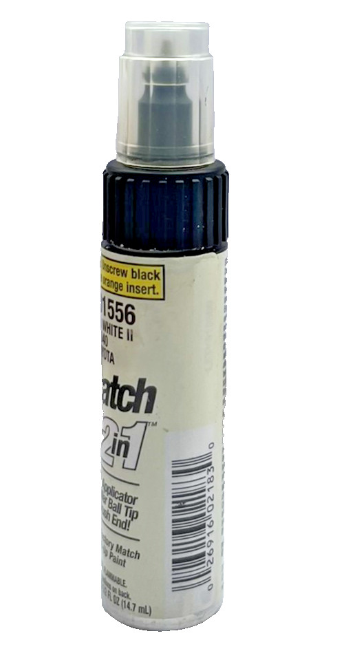 Dupli-Color Super White II TY 01556 Scratch Fix 2 In1 Paint Applicator~40 Toyota