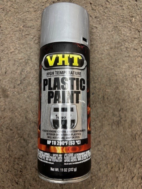 VHT SP824 Aluminum High Temperature Plastic Paint, 11oz EA. SPRAY CAN (2 CANS)
