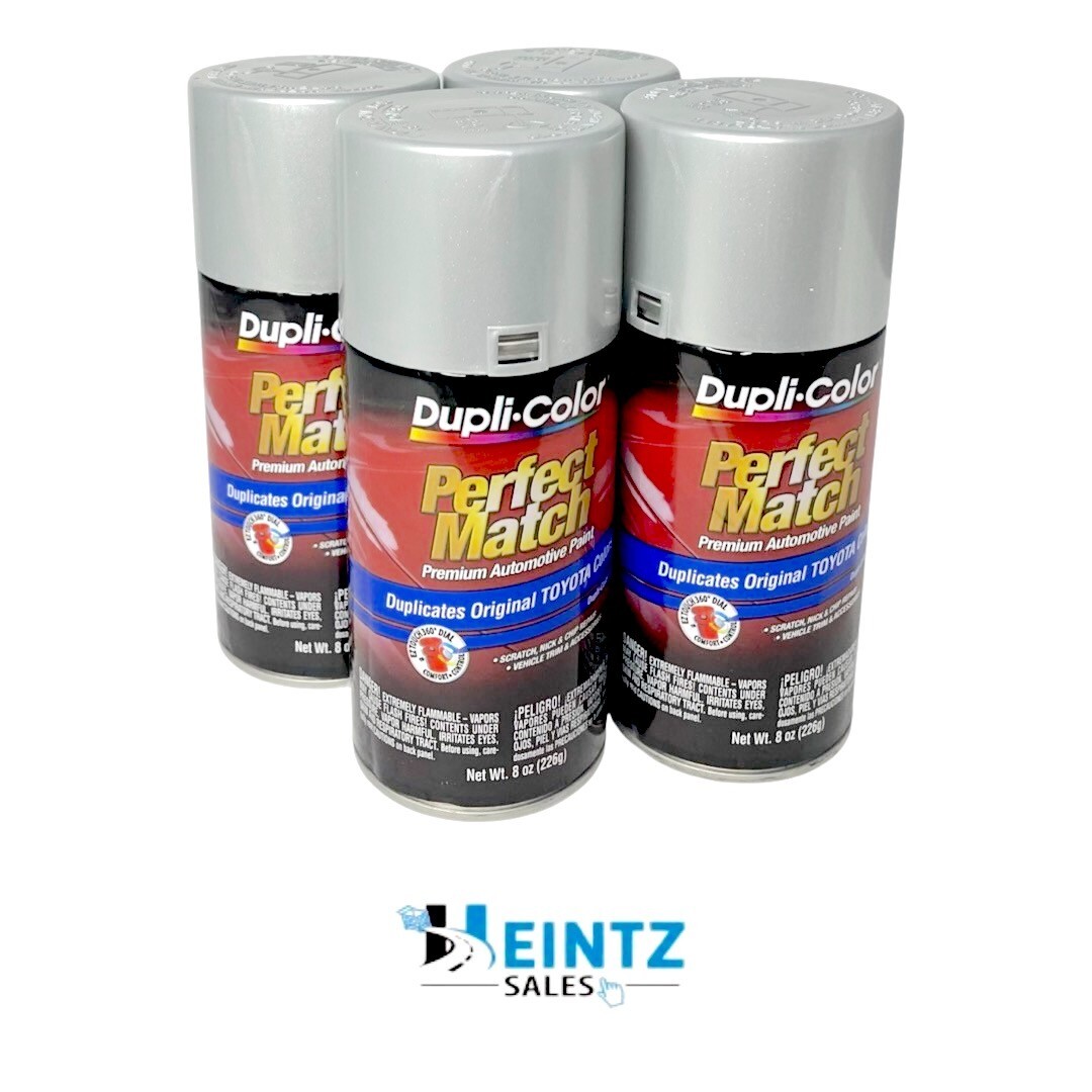 Duplicolor BTY1602 Perfect Match Toyota Lunar Mist 8oz Aerosol Code 1C8 (4 PACK)