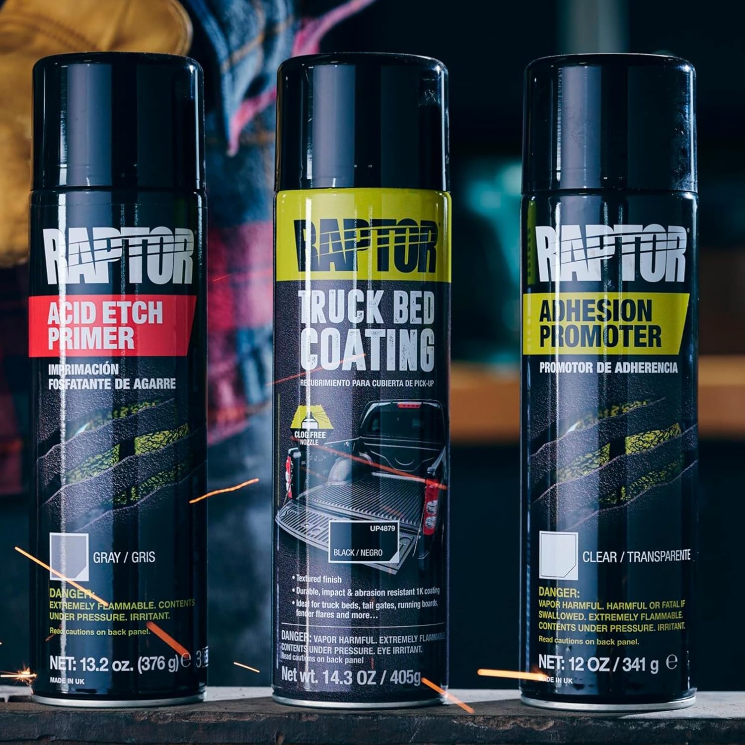 Clear Aerosol Adhesion Promoter by Raptor – 12 oz for Automotive Perfection