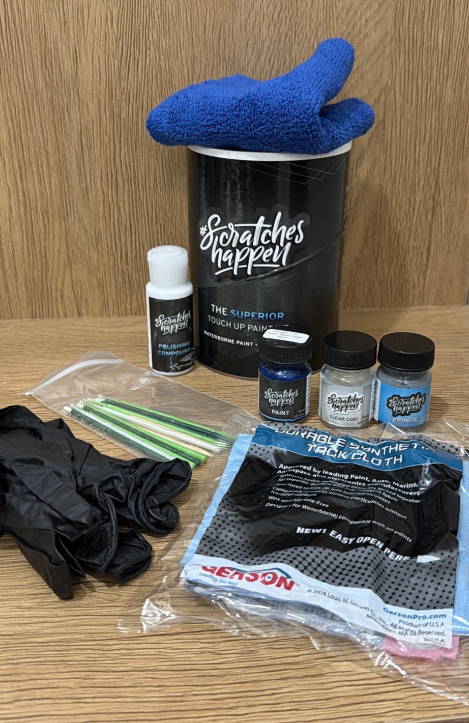 Scratches Happen The Superior Touch Up Paint Kit – Nissan (19) Deep Blue Pearl