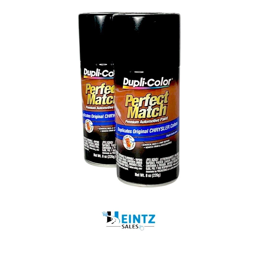 Duplicolor BCC0427 Perfect Match Chrysler Brilliant Black Pearl PXR/AXR – 2 PACK