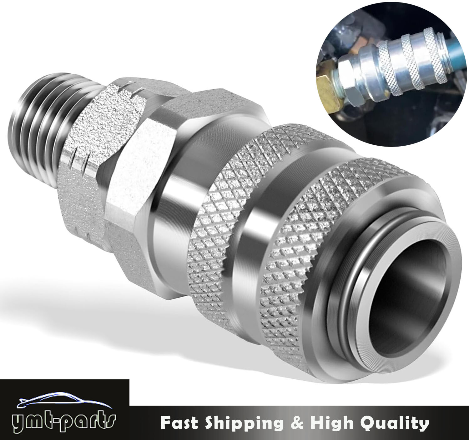 Fuel System Coupler Fitting Fit Detroit Diesel S60, Cummins, Caterpillar, MBE900