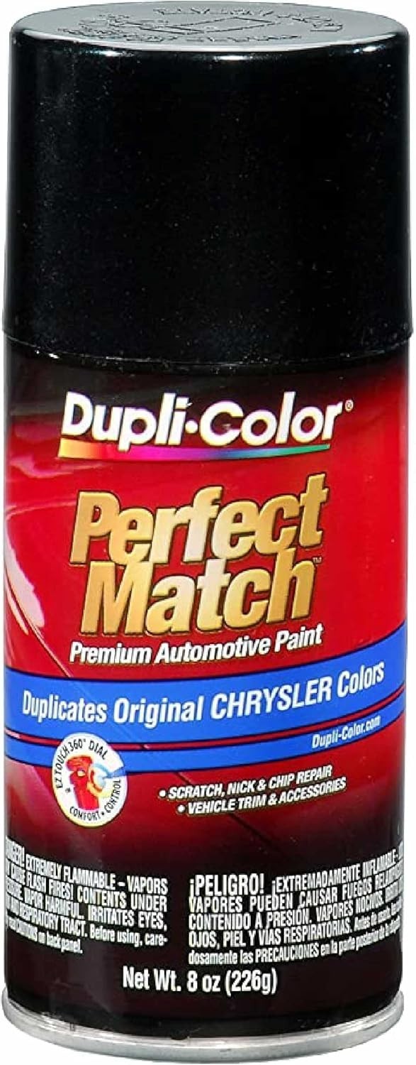 8 oz. Perfect Match Brilliant Black Pearl Automotive Spray Paint for Chrysler