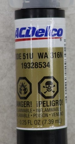 NEW ACDelco Touch Up Paint Gold Mist Paint Code WA316N 19328534