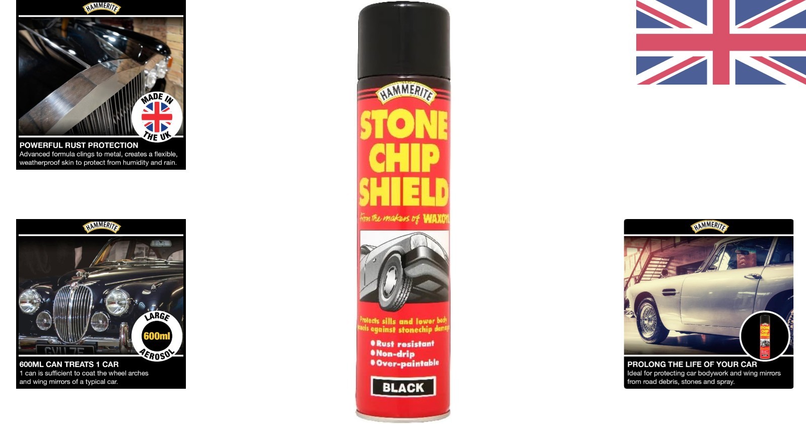 Rust Resistant Stone Chip Shield 600ml – Easy Apply Protection Spray